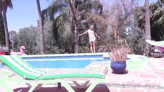 Lynna Nilsson's Tall, Blonde MILF Body Takes a Naughty Pool Party