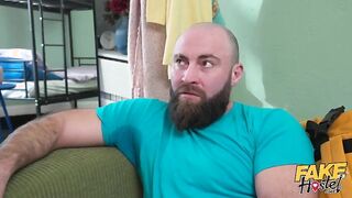 British couple gets angry before wild doggystyle sex & messy creampie
