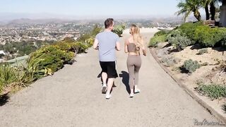Cherie Deville gets pounded hard in the gym & takes a hot facial