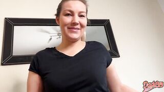Watch me stretch my pussy while getting my ass pounded in POV