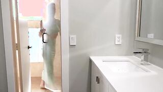 Watch MILF Magic give a hot handjob & ride her stepson's big cock like a pro