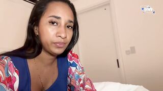Leyne Rodriguez gives her stepson a pill and then gets screwed to keep him from bonerizing her pregnant pussy