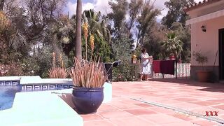 Lost MILF Tourist Jojo Robinson begs for your help in POV with her busty red head and big tits