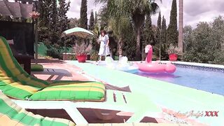 Lost MILF Tourist Jojo Robinson begs for your help in POV with her busty red head and big tits