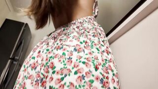 Nipplestock's Curvy Stepmom's Unexpected Kitchen Encounter: A Steamy Brunette Adventure