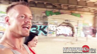 Big Ass kinky slut Rebel Rhyder gets piss enema before doing somersaults