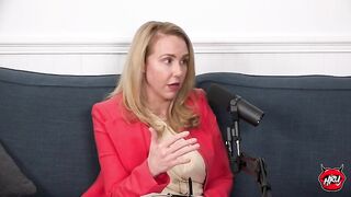 A married woman convulses with toys stuffed in her 2 holes