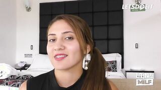 Stepson accidentally mistakens Stepmom as Wife, leaving her Creampied in Ass