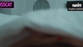 Stepmom seduces stepson with a kinky handjob & shares bed with him for a hot and steamy night