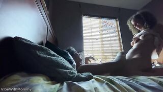 Stepmom cheats on husband with stepson & gets a messy creampie