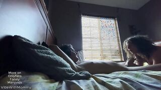 Stepmom cheats on husband with stepson & gets a messy creampie