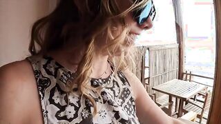 Watch Homemade: Watch Petite Blonde & Sexy GF Tease in Sexy Glasses & Strip for Your First Nude Hotel!