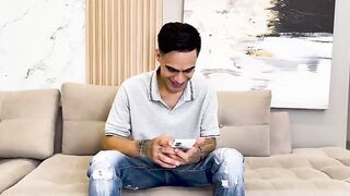 Stepmom Carla Morelli takes on her Stepson's BBC in hot interracial action with cum in her mouth