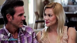 Cherry Kiss goes wild while riding Ryan Mclane's hard cock in realityJunkies
