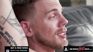 Adira Allure's bisexual threesome with her boyfriend & his friend goes wild!