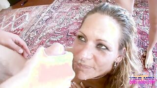 Debbie Diamond's Wild Adventure: A Sensational Experience with a Blonde MILF