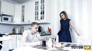 Amber Sweet's Unexpected Algebra Lesson with Her Russian Tutor