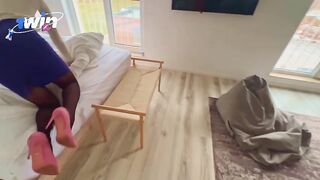 Steamy Encounter: Kris Price's Alluring Pantyhose Adventure with Her Husband and Neighbor