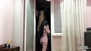 Christmas alone with StepMom part 1. Search for decorations for the Christmas tree. Creampie