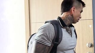 Intense Encounter: Tattooed Christian Chaux and Andrea Castro's Forbidden Passion