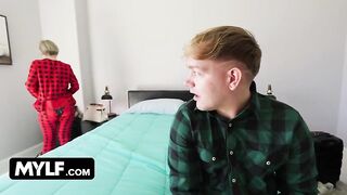 Big Titted Stepmom Lets Hung Stepson Pound the Fuck Out of Her Tight Pussy - MYLF