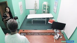 Polish MILF Ania Kinski Show Off her NEW BOOBS to her Doctor - Fake Hospital