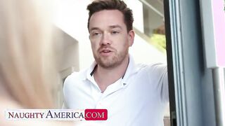 Perfect Nicole Aria loves big cock