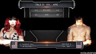 Taylor Nicole and Josh Rivers in a Passionate Showdown: A Fiery Encounter