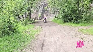 Unexpected Adventure: Polish Beauty's Thrilling Bicycle Journey