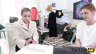 Curious Tutor Isabel Rose Explores New Lessons with Moon Imp and Arty Cheys