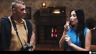 Captivating French Brunette Clea Gaultier in a Mesmerizing Time Freeze Adventure with Steve Q