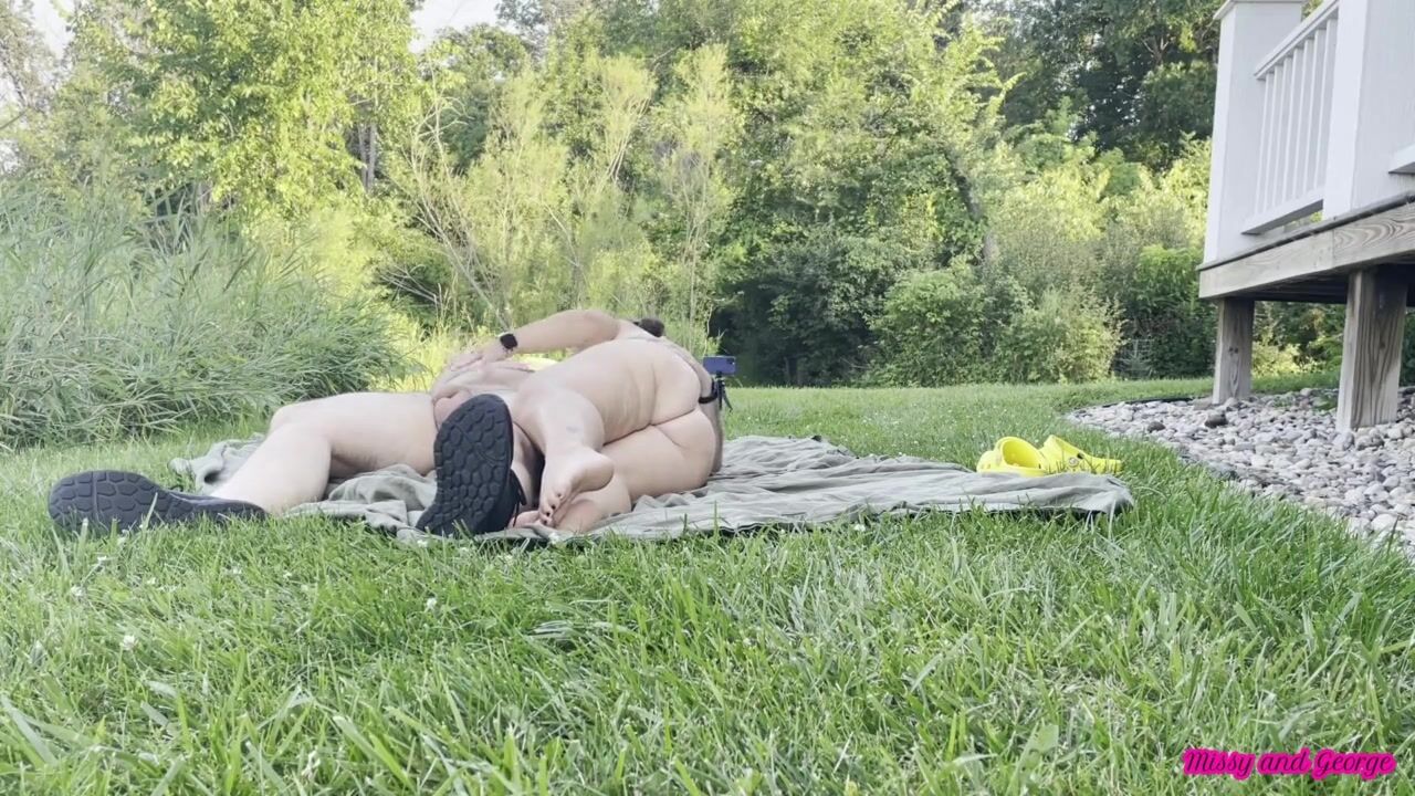 Missy Gets Her Pussy Pounded Outdoors