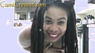 MILF Kitchen Washing Dishes Big Butt Dimple Cellulite Ebony - Cami Creams