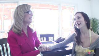 Slow sensual and precise Nina Hartley lesbian sex in 69 position