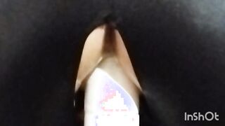 TO BE FUCK FROM BEHIND BY A BIG TOY IS GREAT,close up view