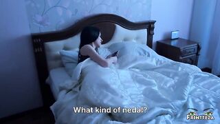 DAY - 10. Stepmom and StepSon Share Bed. Throatpie