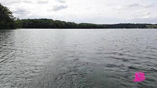 Enchanting Evening by the Lake: A Romantic Encounter with a Polish Beauty
