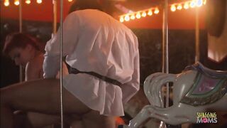 Unexpected Passion at the Amusement Park: A Thrilling Outdoor Encounter