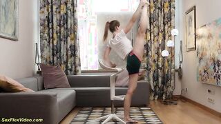 Nicole Murkovski's Daring Flexibility Adventure: A Gymnast's First Experience