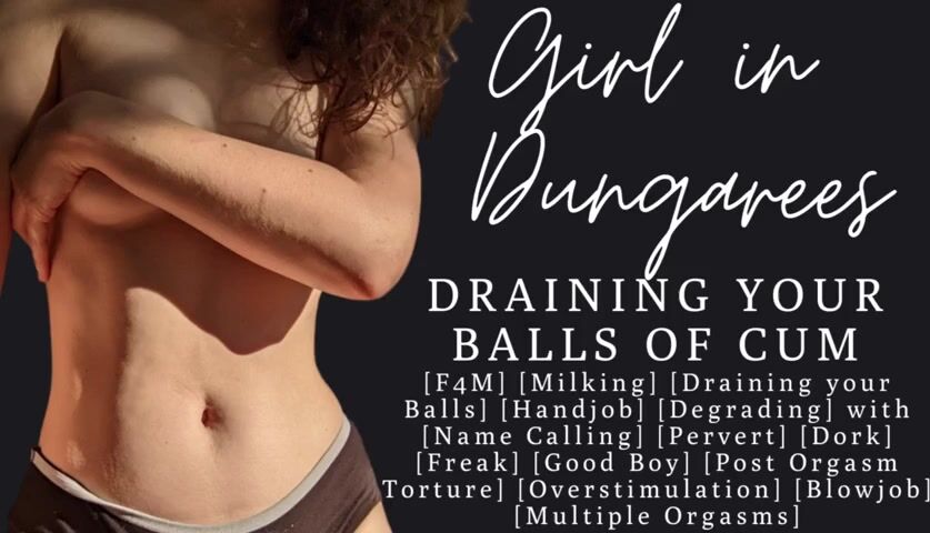 Intimate ASMR Experience: Goth Girlfriend's Sensual Roleplay with Girl in Dungarees