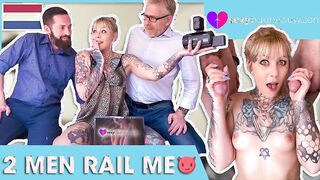 Dutch MMF with tattoo slut: NAYOMI SHARP (NETHERLANDS) - SEXYBUURVROUW