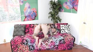 Amateur tattooed Felecia Fisher shows off her hairy pussy and spreads it for you (SUPER HAIRY)