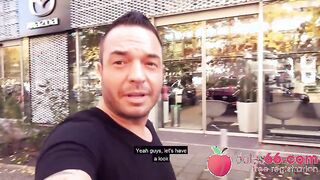 Skinny MILF named VICKY HUNDT gets dicked down in public! (ENGLISH) Dates66