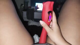 Watching porn leaves her with very wet panties????WHAT A DELIGHTFUL ORGASM!!!