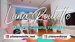 Yoga Session Turns Tempting: Luna Roulette's Alluring Moves Captivate Her Stepson