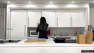 Unexpected Encounter: Yeri Blue's Steamy Kitchen Surprise with Her Best Friend's Wife