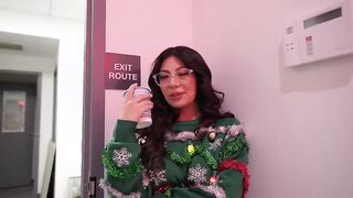 Festive Office Romance: Cami Strella's Alluring Christmas Party Encounter with Lev Lieben