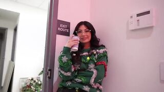 Festive Office Romance: Cami Strella's Alluring Christmas Party Encounter with Lev Lieben