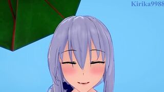 Dive into a Passionate Pool Encounter with Tsuki Uzaki - A POV Adventure