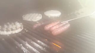 4th of July Celebration with Aderes Quin: Sizzling Burgers and Brunettes
